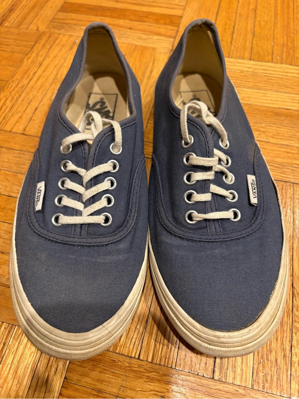 Vans Authentic Shoe - Lifestyle, Classic Icon, Canvas - Navy (M:5 W:6.5)